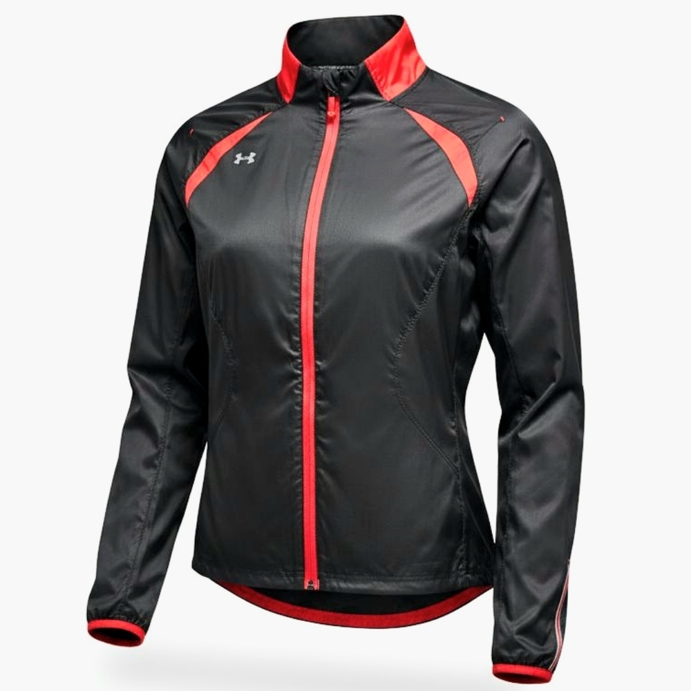 Under Armour NWOT Black and Pink Women's Windbreaker Run🏃🏼‍♀️ Jacket